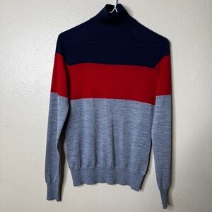 G/FORE Sweater Adult XS Colorblock Turtleneck 100% Merino Wool Golf